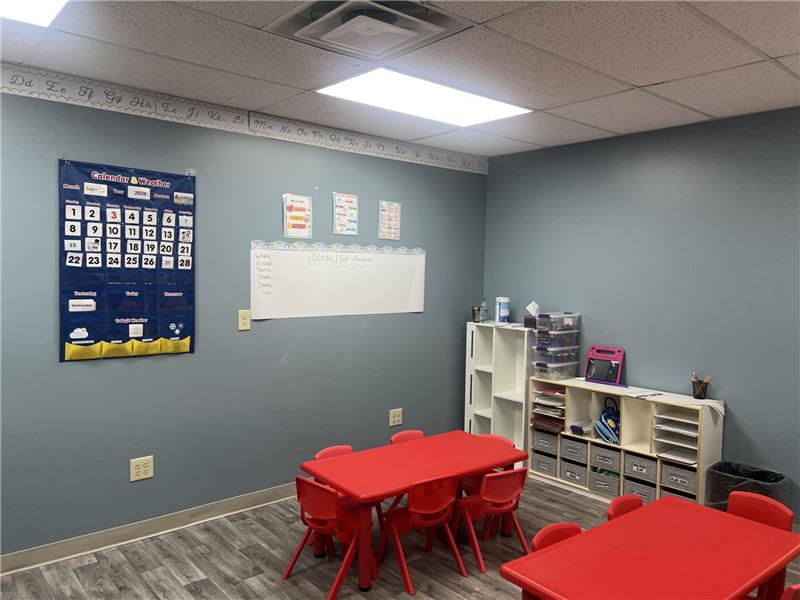 ABT early learning — art room with kids tables